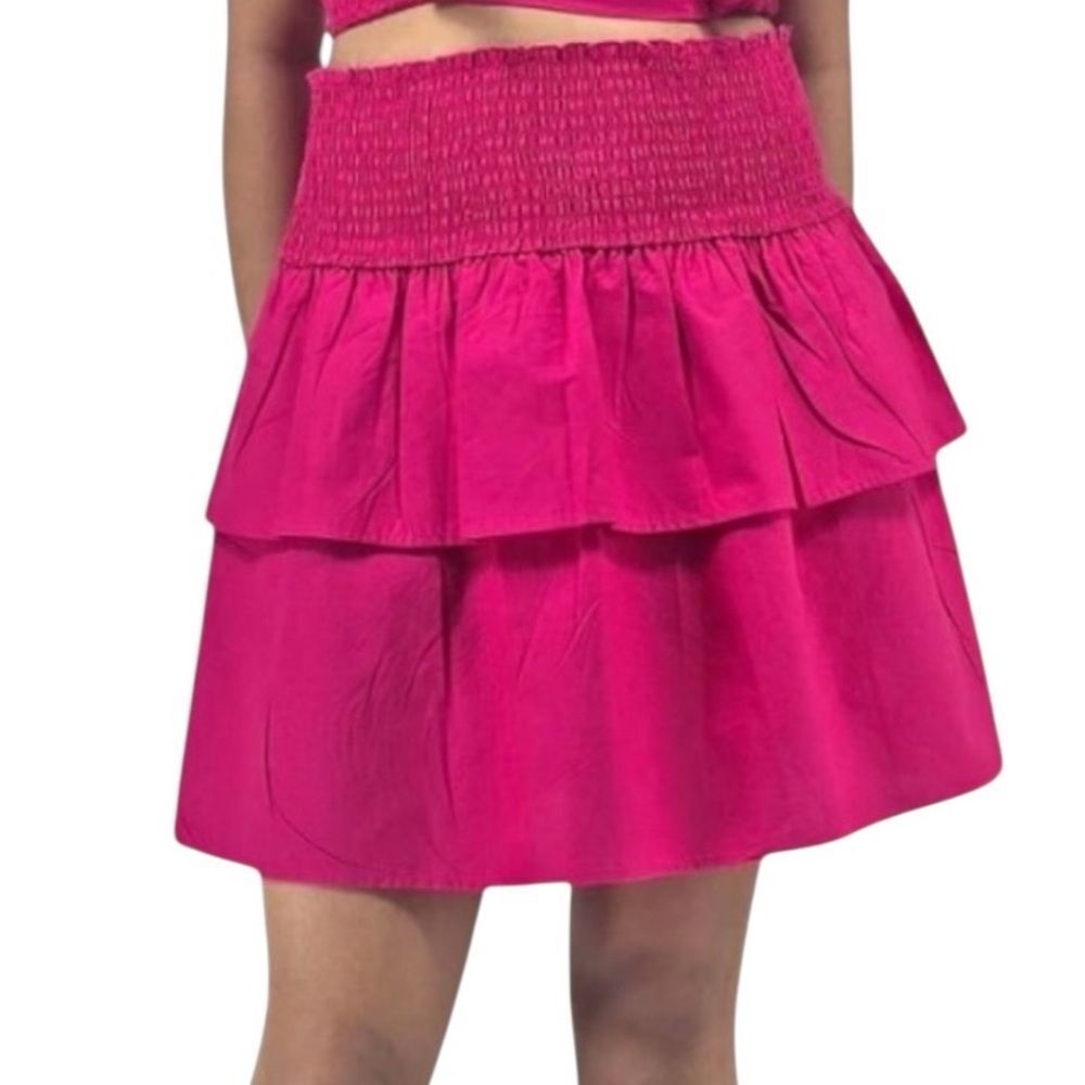 HT 360 collective Nordstrom’s Pink Tiered Women's Skirt new with tags -medium